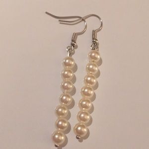 ⭐️2 for $15⭐️ Stunning Glass Pearl Drop Earrings
